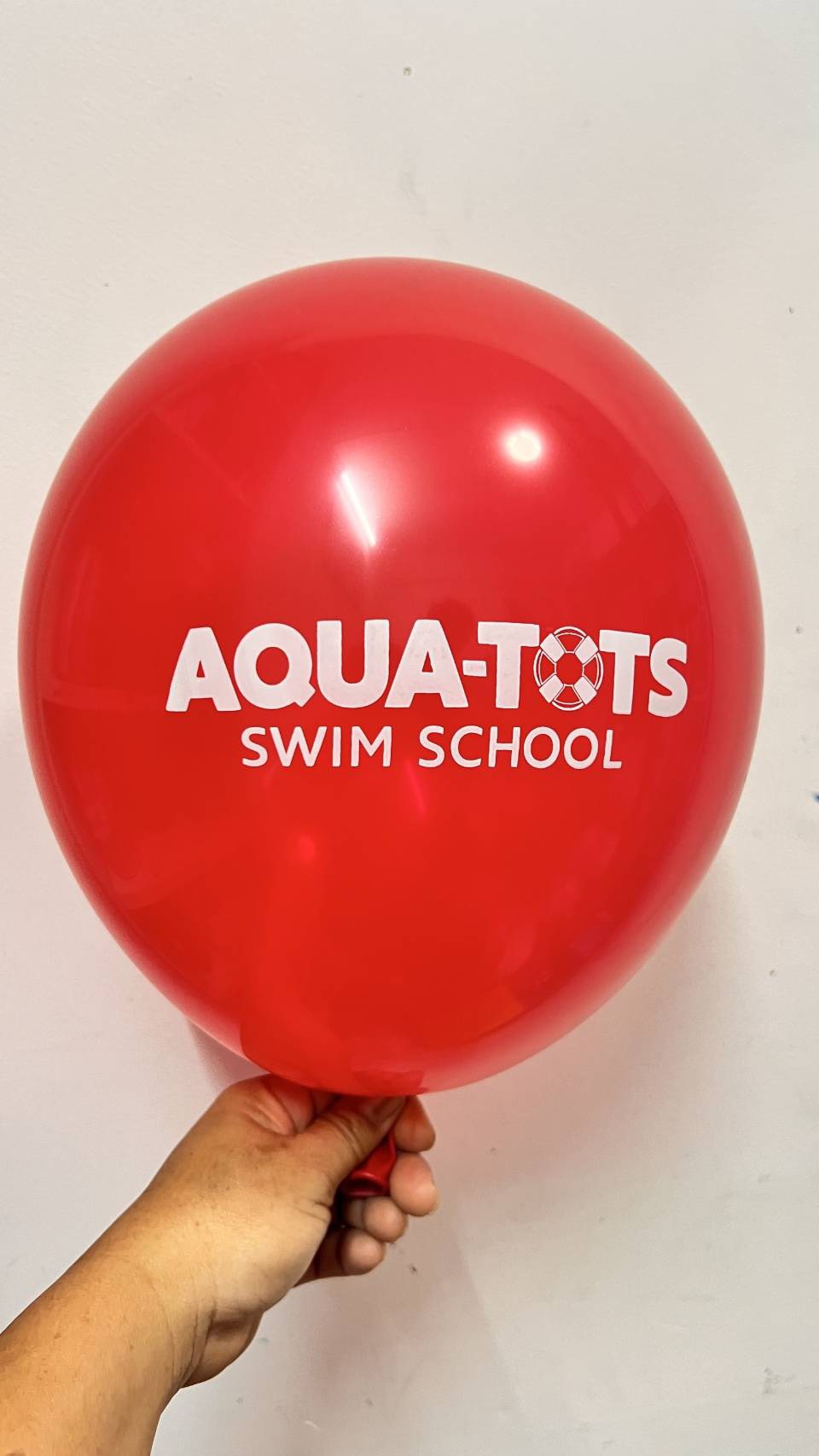 สกรีนลูกโป่ง Aqua-Tots